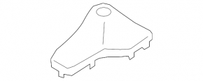 Чехол ручки АКПП Hyundai Sonata 11-15 кожа черная
