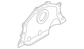 Передняя крышка ГБЦ VW Atlas 18-23 3.6