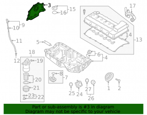 Передняя крышка ГБЦ VW Atlas 18-23 3.6