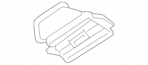 Deflector conductă de aer panou față stânga BMW X2 F39 18-23
