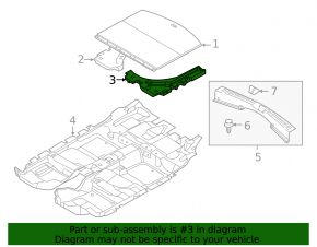 Пенопласт под инструмент левый Mazda CX-5 13-16