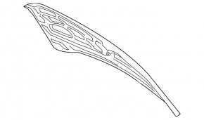 Capotă din aluminiu Volvo XC90 25-26, tip 2