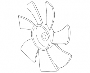 Paletele ventilatorului de răcire dreapta pentru Acura MDX 07-13