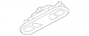 Stop spate Audi A6 C7 16-18, bej