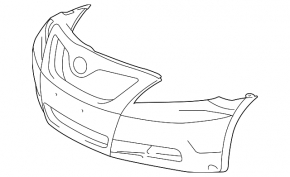 Бампер передний голый Toyota Camry v40 07-09 SE