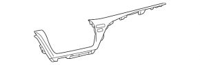 Husă centrală bord Toyota Camry v70 21-24