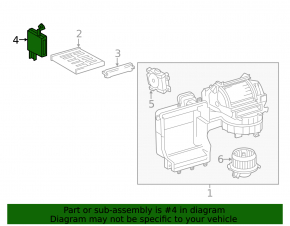 Hybrid Temperature Control Module Toyota Camry v40 07-11 hybrid