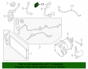 Heat Pump Controller Nissan Leaf 13-17