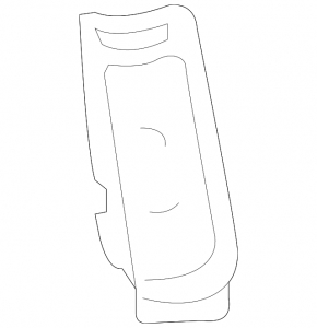 Deflector conductă de aer montan central dreapta Audi Q8 19-25 negru