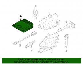 Блок ECU компьютер двигателя Audi A6 C7 16-17 3.0T AWD