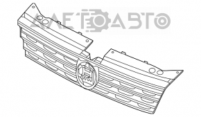 Решетка радиатора grill VW Tiguan 18-21 без эмблемы