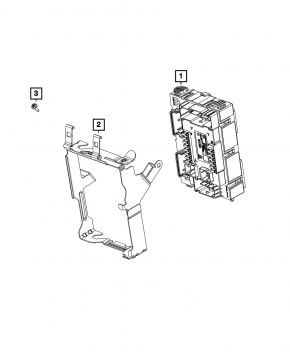 Body Control Module Jeep Compass 20-21