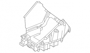 Ornamente consolă centrală față Hyundai Sonata 2020-23, parte inferioară, Coreea