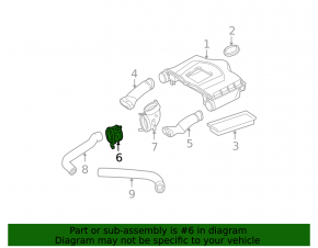 Расходомер воздуха Mercedes W164 ML M272 M273