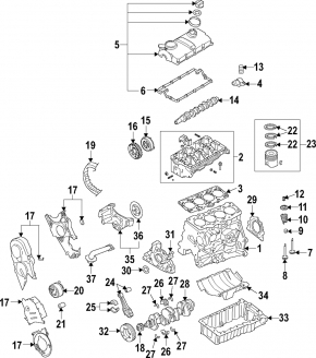 Шатун с поршнем 1шт VW Passat b7 12-14 USA 2.0 TDI