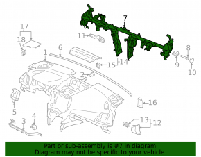 Труба подторпедная усиление Subaru Forester 25-26