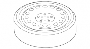Запасное колесо докатка Porsche Cayenne 958 11-14 R19