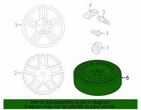 Запасное колесо докатка Porsche Cayenne 958 11-14 R19