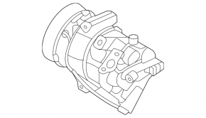 Компрессор кондиционера Kia K5 21-24 1.6T
