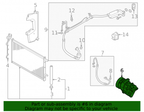 Компрессор кондиционера Kia K5 21-24 1.6T
