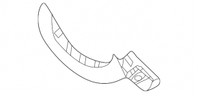 Накладка петли крышки багажника правая Mazda 3 19-26 4d Mexico built
