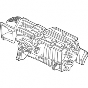 Radiator încălzire Ford Mustang mk6 15-23 fără carcasă