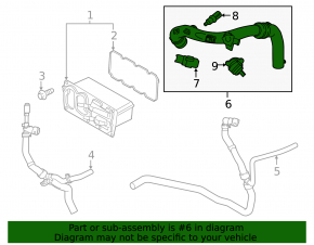Патрубок воздушный с клапаном Ford Fusion mk5 13-20 1.5T