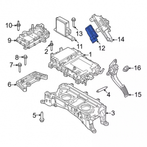 Unitate ECU calculator motor Ford Mustang Mach-E 21-23