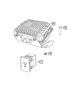 Power Inverter Control Module Dodge Durango 11-26
