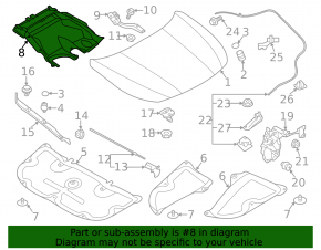 Воздухоприемник интеркулера Subaru Outback 20-25 2.4