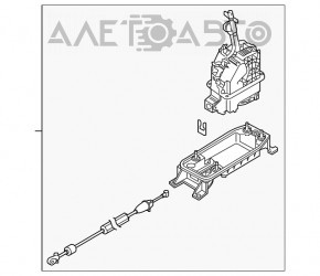 Шифтер АКПП VW Jetta 19-26 с тросом