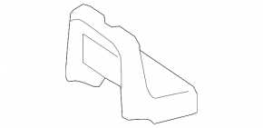 Mufă de ghidare scaun spate dreapta Lexus RX300 RX330 RX350 RX400h 04-08 spate, dreapta, gri