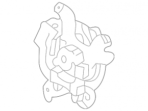 Actuator motor pentru acționarea ventilatorului de încălzire și aer condiționat, stânga sus, Lexus RX300 RX330 RX350 RX400h 04-09