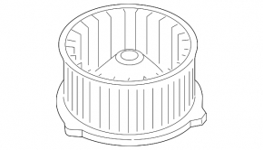 Încălzitor ventilator motor Mazda CX-5 17-25 fără suflare rândul din spate