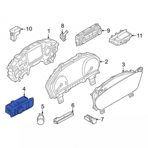 Управление светом без птф Ford Escape MK4 23-26 под электро дверь багажника, открытие лючка бензобака и ПТФ