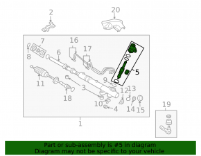 Рулевой карданчик Mitsubishi Galant 04-12