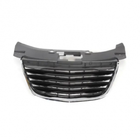 Решетка радиатора grill Chrysler 200 11-14 черная с хромом