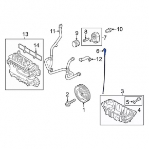 Щуп масляный Ford Escape MK4 20-22 1.5T