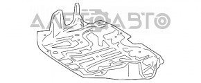 Защита двигателя центральная Mercedes W221