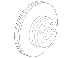 Disc de frână față dreapta pentru BMW X5 F15 14-18 cu perforație