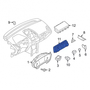 Управление климат-контролем Ford Ecosport 18-22 manual