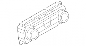 Управление климат-контролем Ford Ecosport 18-22 manual