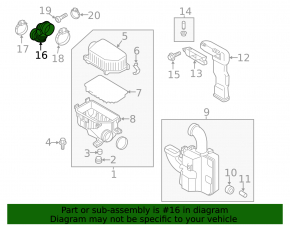 Воздуховод Hyundai Veloster 12-14