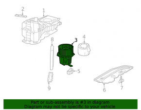 Motorul ventilatorului de încălzire Audi Q5 8R 09-12