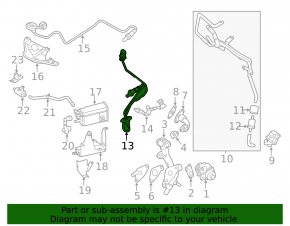 Лямбда-зонд второй Mitsubishi Lancer 10-17 2.0, 2.4