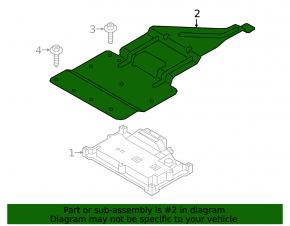 Кронштейн Driver Assist Control Module Audi E-Tron 19-23