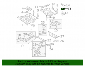 Кронштейн под домкрат Toyota Camry v40