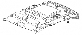 Обшивка потолка Honda Civic XI FE/FL 22-26 4d черный, без люка