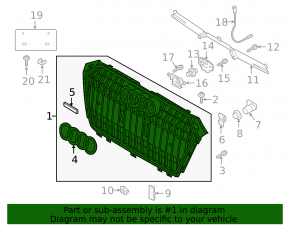 Grilă radiator Audi A4 allroad 17-19