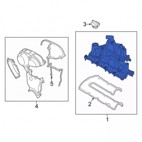 Крышка клапанная Ford Escape 17-19 1.5T